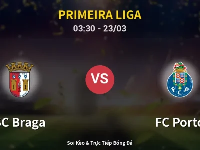 Soi Kèo SC Braga vs FC Porto – 03:30 23/03 | Nhận Định, Dự Đoán Tỷ Số