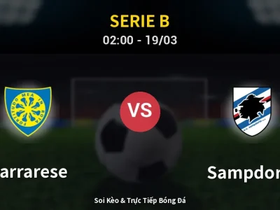 Kết Quả: Carrarese 2-0 Sampdoria – Highlight & Bàn Thắng | Serie B