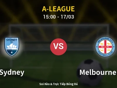 🔴 Trực Tiếp: Sydney 0-1 Melbourne City – Link Xem A-League (Full HD)