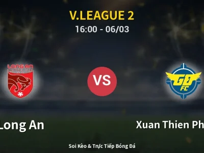 Kết Quả: Long An 1-2 Xuan Thien Phu Tho – Highlight & Bàn Thắng | V.League 2
