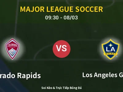 Kết Quả: Colorado Rapids 4-1 Los Angeles Galaxy – Highlight & Bàn Thắng | Major League Soccer