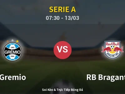 Kết Quả: Gremio 1-1 RB Bragantino – Highlight & Bàn Thắng | Serie A