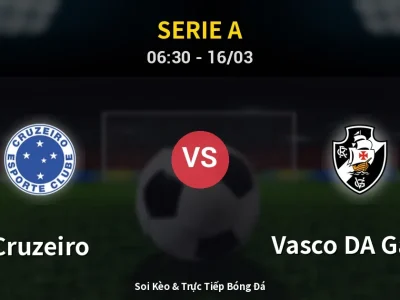 Kết Quả: Cruzeiro 3-3 Vasco DA Gama – Highlight & Bàn Thắng | Serie A