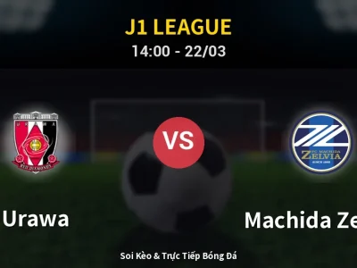 🔴 Trực Tiếp: Urawa 0-1 Machida Zelvia – Link Xem J1 League (Full HD)