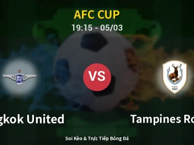 Kết Quả: Bangkok United 2-1 Tampines Rovers – Highlight & Bàn Thắng | AFC Cup
