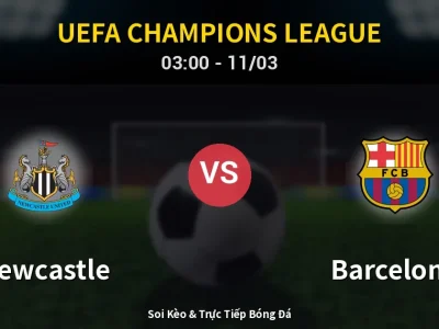 Kết Quả: Newcastle 1-1 Barcelona – Highlight & Bàn Thắng | UEFA Champions League