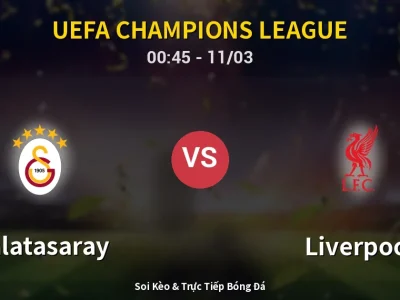 Kết Quả: Galatasaray 1-0 Liverpool – Highlight & Bàn Thắng | UEFA Champions League