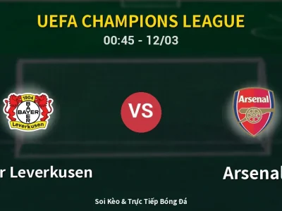 Kết Quả: Bayer Leverkusen 1-1 Arsenal – Highlight & Bàn Thắng | UEFA Champions League