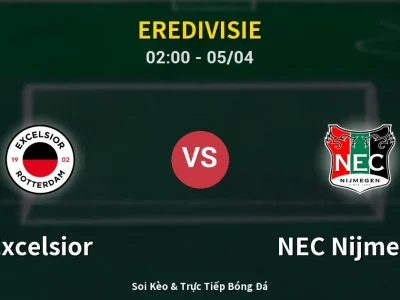 Kết Quả: Excelsior 0-2 NEC Nijmegen – Highlight & Bàn Thắng | Eredivisie