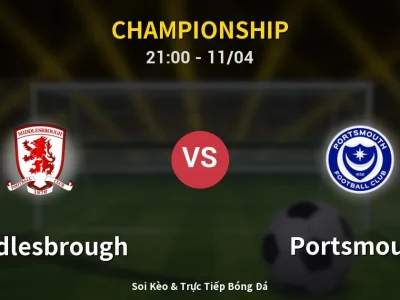 Soi Kèo Middlesbrough vs Portsmouth – 21:00 11/04 | Nhận Định, Dự Đoán Tỷ Số