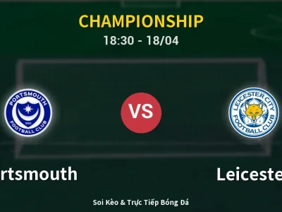 Soi Kèo Portsmouth vs Leicester – 18:30 18/04 | Nhận Định, Dự Đoán Tỷ Số
