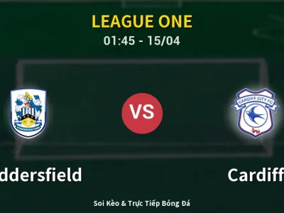 Kết Quả: Huddersfield 1-1 Cardiff – Highlight & Bàn Thắng | League One