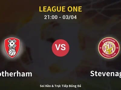 🔴 Trực Tiếp: Rotherham 0-0 Stevenage – Link Xem League One (Full HD)