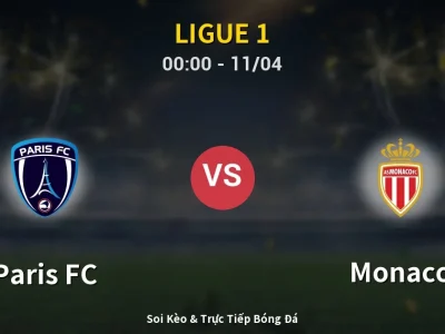 🔴 Trực Tiếp: Paris FC 4-1 Monaco – Link Xem Ligue 1 (Full HD)