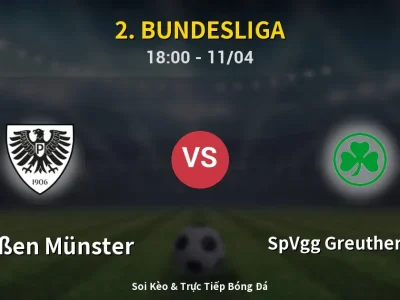 Soi Kèo Preußen Münster vs SpVgg Greuther Fürth – 18:00 11/04 | Nhận Định, Dự Đoán Tỷ Số
