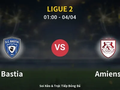 Kết Quả: Bastia 1-1 Amiens – Highlight & Bàn Thắng | Ligue 2