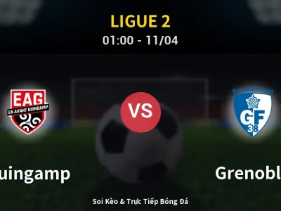 🔴 Trực Tiếp: Guingamp 0-1 Grenoble – Link Xem Ligue 2 (Full HD)