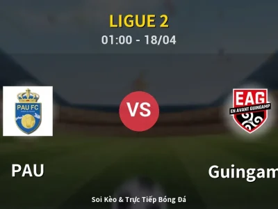 Kết Quả: PAU 2-1 Guingamp – Highlight & Bàn Thắng | Ligue 2
