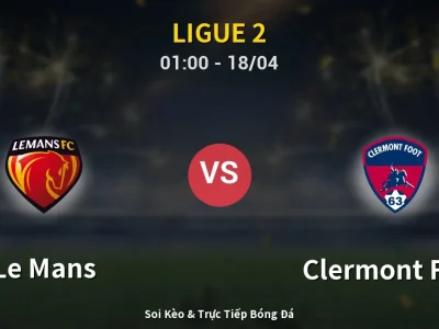 Kết Quả: Le Mans 1-0 Clermont Foot – Highlight & Bàn Thắng | Ligue 2
