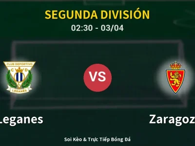 Kết Quả: Leganes 1-1 Zaragoza – Highlight & Bàn Thắng | Segunda División