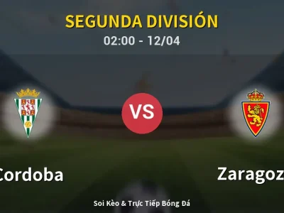 Kết Quả: Cordoba 1-0 Zaragoza – Highlight & Bàn Thắng | Segunda División