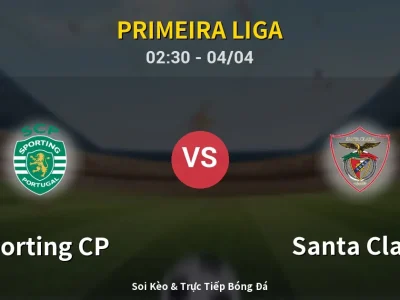 Kết Quả: Sporting CP 4-2 Santa Clara – Highlight & Bàn Thắng | Primeira Liga