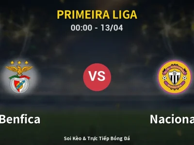 Kết Quả: Benfica 2-0 Nacional – Highlight & Bàn Thắng | Primeira Liga