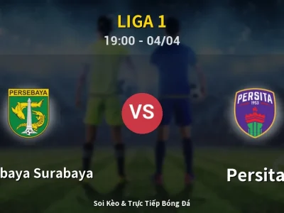 Soi Kèo Persebaya Surabaya vs Persita – 19:00 04/04 | Nhận Định, Dự Đoán Tỷ Số