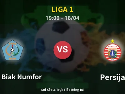 Soi Kèo PSBS Biak Numfor vs Persija – 19:00 18/04 | Nhận Định, Dự Đoán Tỷ Số