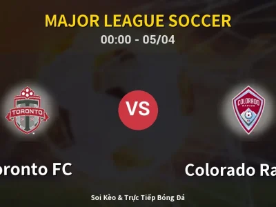 Kết Quả: Toronto FC 3-2 Colorado Rapids – Highlight & Bàn Thắng | Major League Soccer