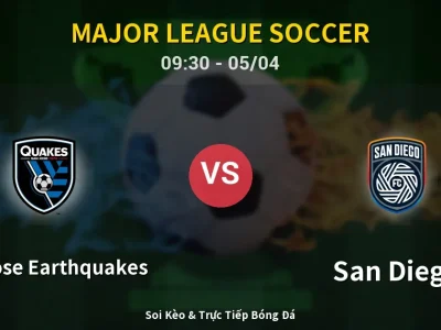 Kết Quả: San Jose Earthquakes 3-0 San Diego – Highlight & Bàn Thắng | Major League Soccer