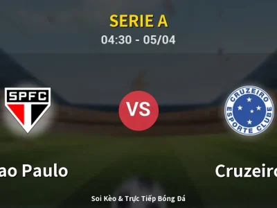 Kết Quả: Sao Paulo 4-1 Cruzeiro – Highlight & Bàn Thắng | Serie A