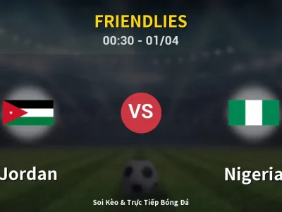 Kết Quả: Jordan 2-2 Nigeria – Highlight & Bàn Thắng | Friendlies
