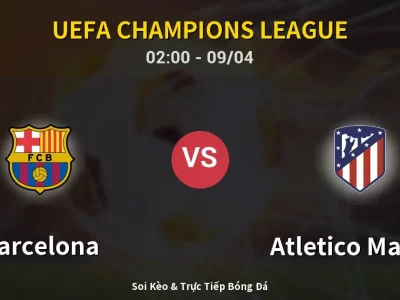 Kết Quả: Barcelona 0-2 Atletico Madrid – Highlight & Bàn Thắng | UEFA Champions League
