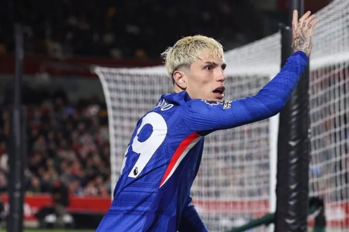 Garnacho không được đá chính nhiều từ khi sang Chelsea