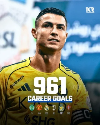 Ronaldo Lập Cột Mốc 961 Bàn Nhưng Bị Vượt Mặt Trong Cuộc Đua Vua Phá Lưới Saudi Pro League 1
