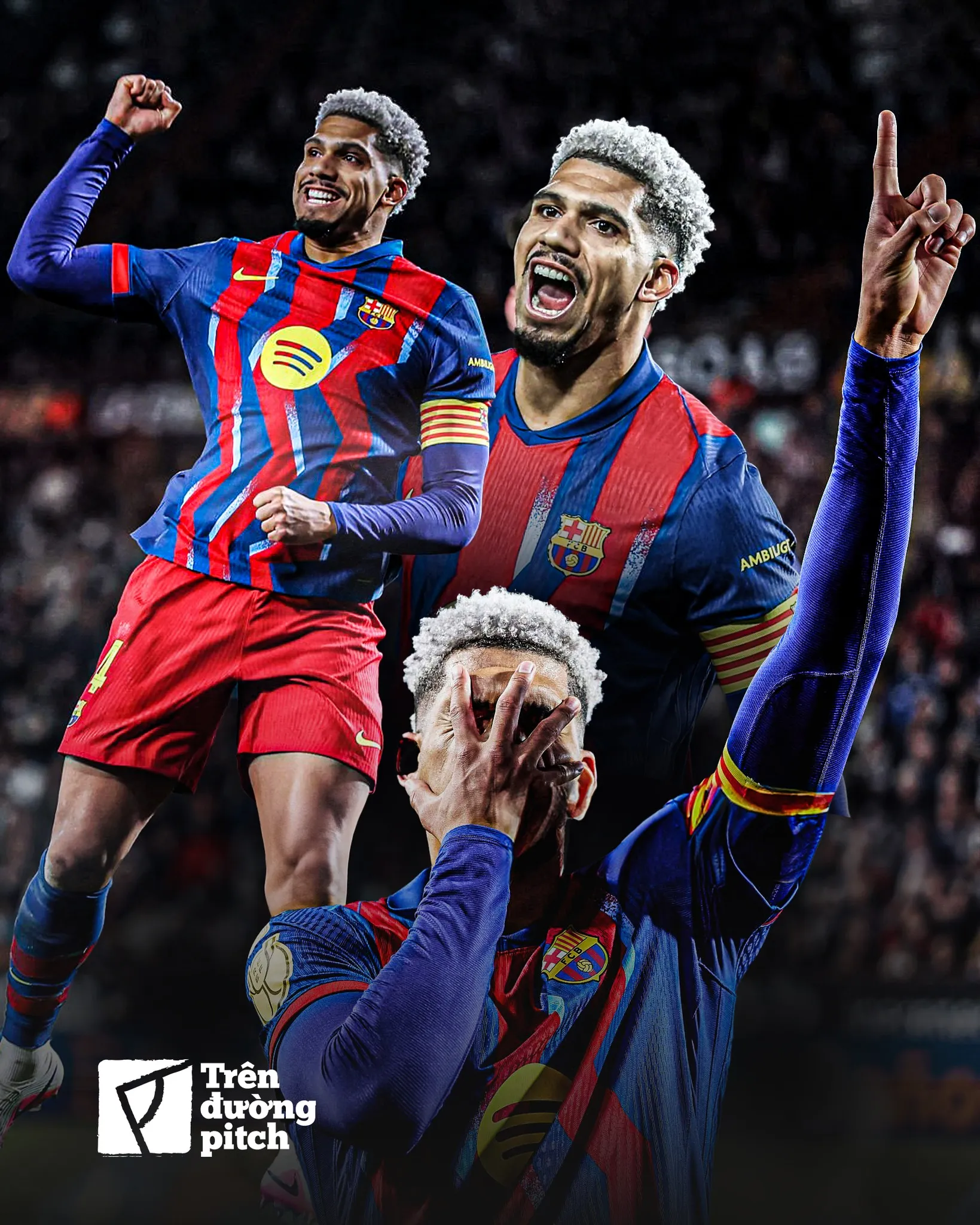 Khoảnh khắc Araujo ghi bàn bằng cú đánh đầu trước Albacete