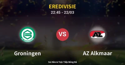 Groningen vs AZ Alkmaar 22/03