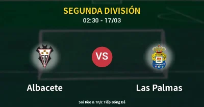 Albacete vs Las Palmas 17/03