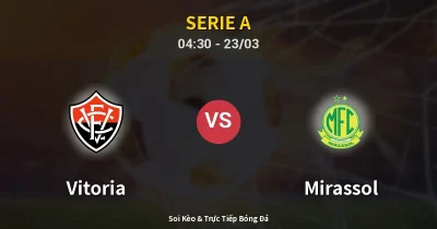 Vitoria vs Mirassol 23/03