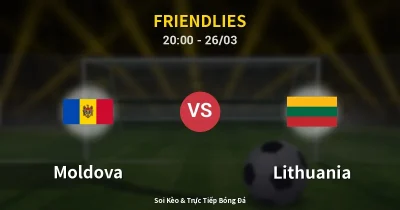 Moldova vs Lithuania 26/03