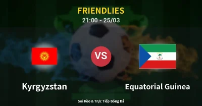 Kyrgyzstan vs Equatorial Guinea 25/03