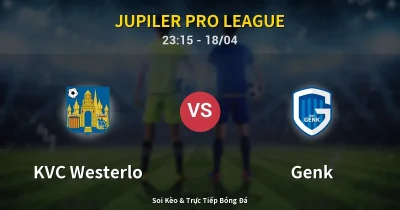 KVC Westerlo vs Genk 18/04